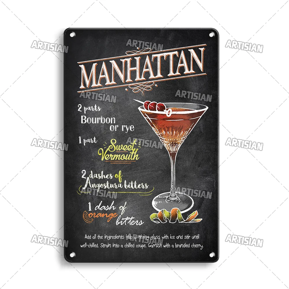 

Металлическая винтажная вывеска ARTISIAN