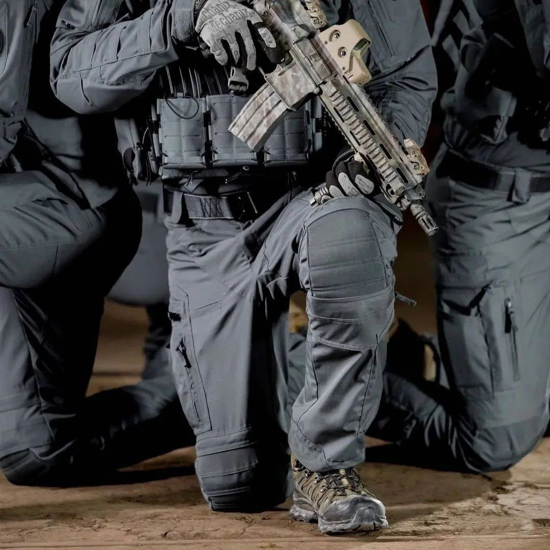 Uniforme Militar de cuadrícula Multicolor para hombre, abrigo y pantalones tácticos de la serie ACU, 2023