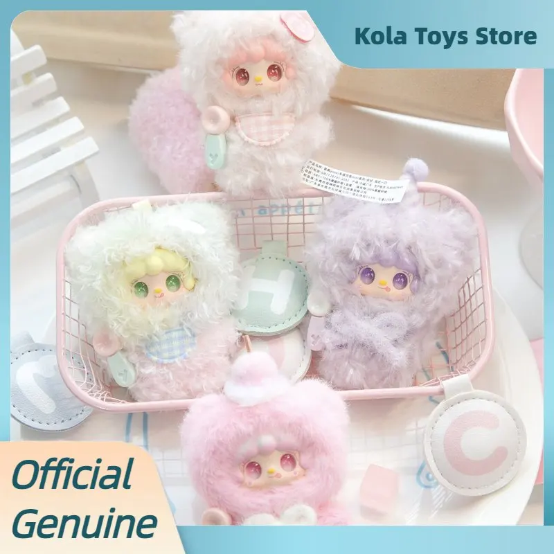 Фото НОВИНКА: Игрушки-сюрпризы Yooki Take A Bite Of Bear Mini Vinyl Plush Blind Box – милые кавайные куклы-брелоки для сумок, подарок для девочек №1