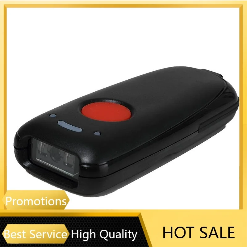 Scanhero Pocket Wireless Bluetooth Barcode Scanner Laser Portable Reader Red Light CCD for IOS Android Windows