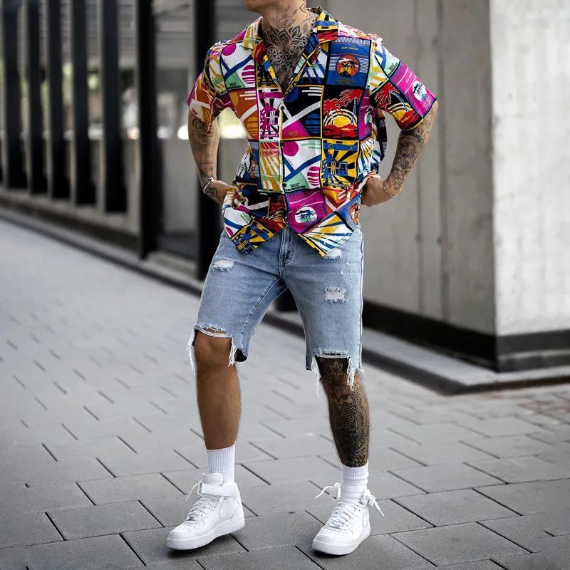 

Men's Long Sleeve Male Shirts for Mens Social Casual Slim Fit Men Paisley Print Shirt for Loose Vacation Beach Shirt Party Shirt