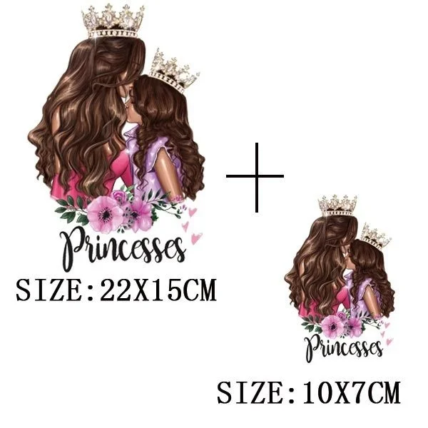 Термонаклейка на одежду футболка с принтом для мамы и папы одежда девочек