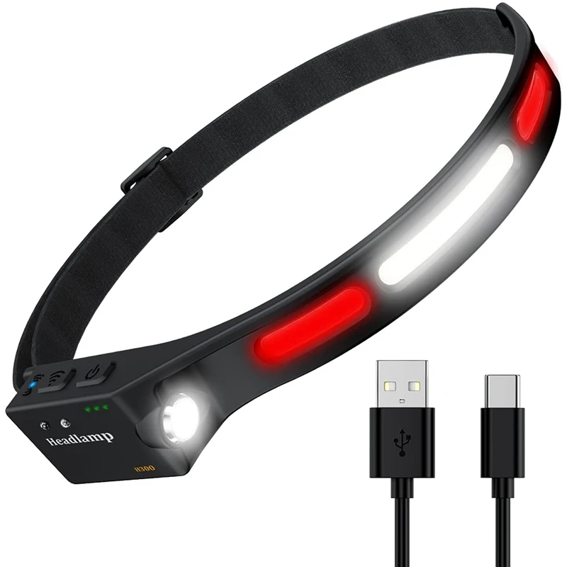 

Фонарь налобный светодиодный аккумуляторный, 600 лм, ульсветильник