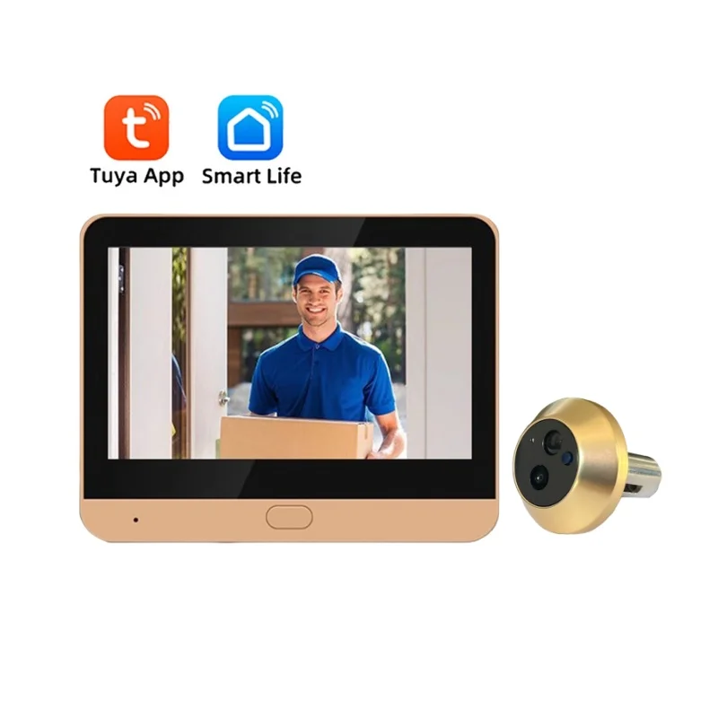 

ESK Tuya Smart 3MP уличная дверная камера