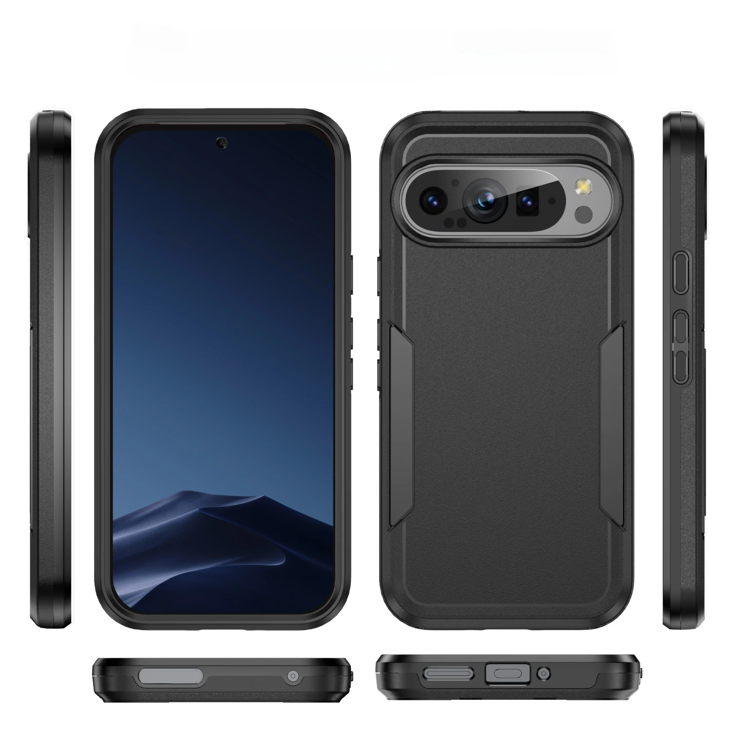 Нескользящий двухслойный чехол для Google Pixel 9 Pro XL pro Pixel9