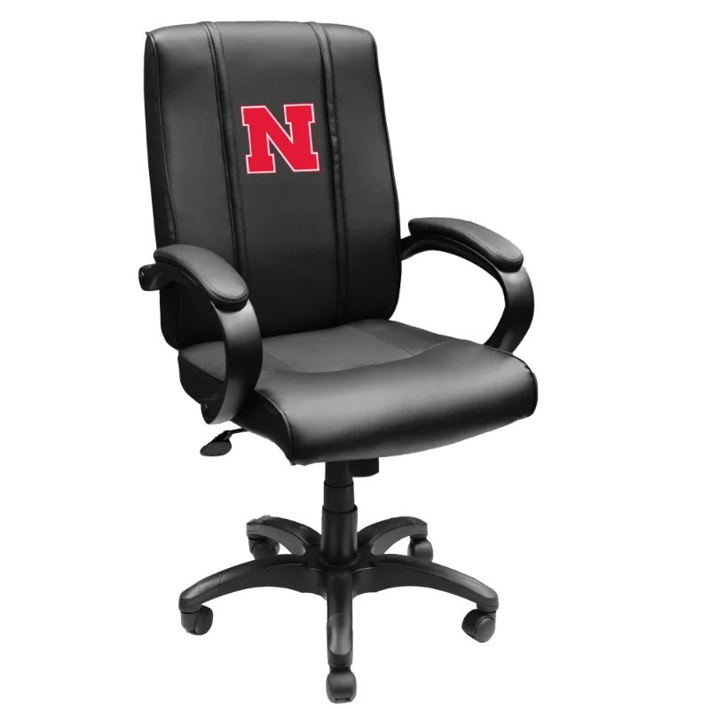

Nebraska Cornhuskers Primary Logo Office Chair 1000 with Zipper System