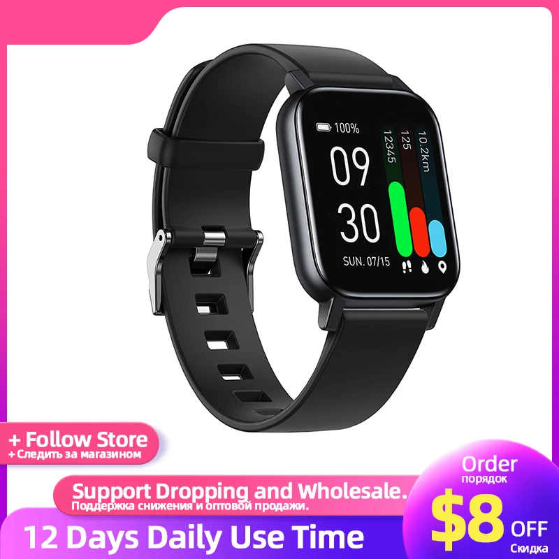 

Смарт-часы для мужчин и женщин, фитнес-трекер с сенсорным экраном и функцией измерения кровяного давления, водонепроницаемые Смарт-часы GTS, ...