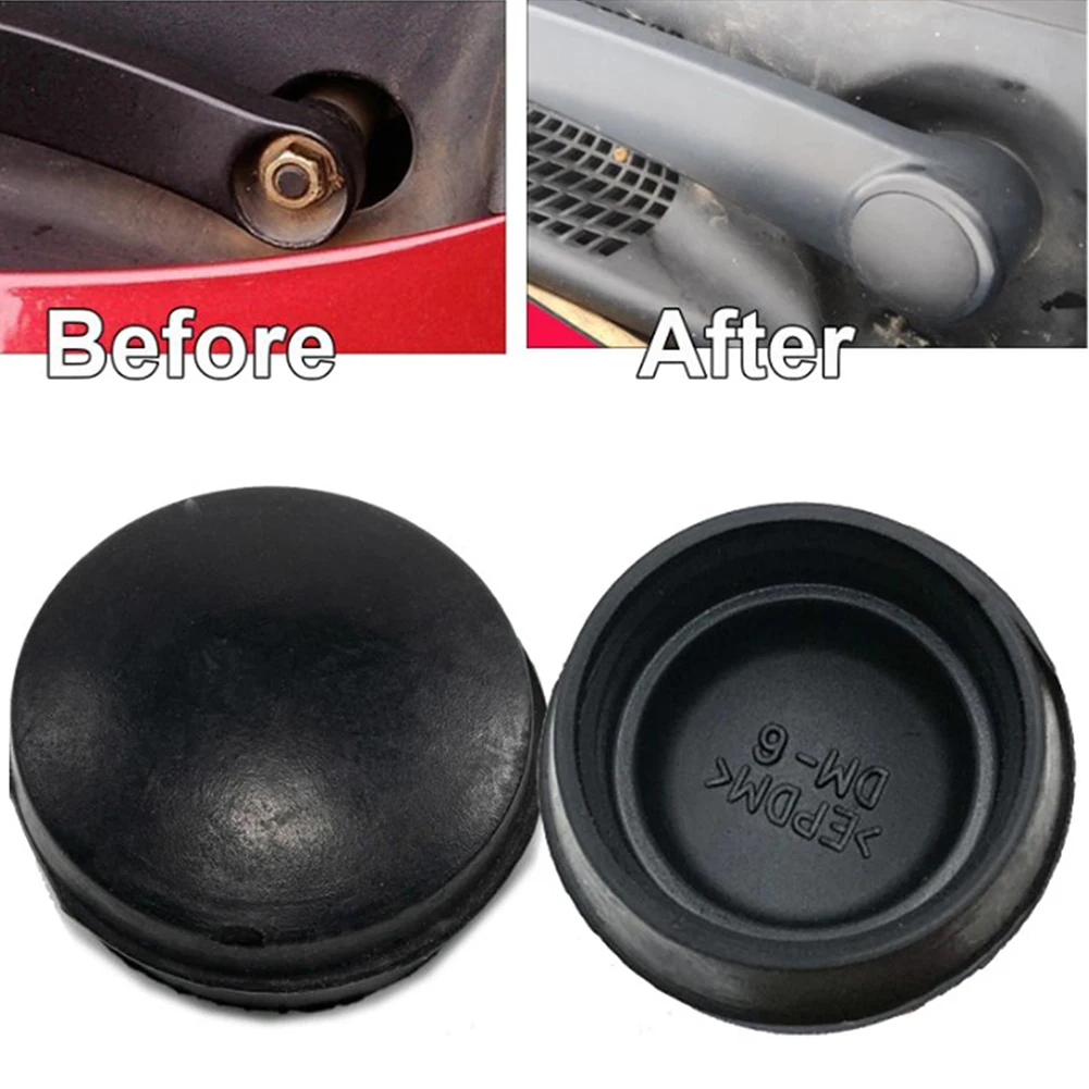 

2pcs Car Front Windshield Wiper Arm Nut Cover Cap Bolt For Hyundai 983804H050 Auto Wind Shield Wiper Arm Nut Cover Cap