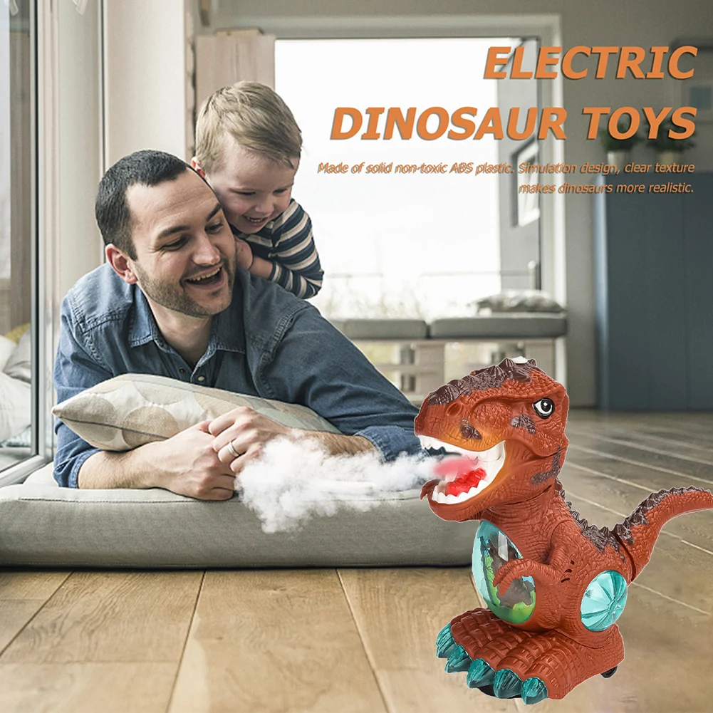 

Moving Dino Baby Toys Vibrant Music Walking Dinosaur Toys Roar Music and Lights Toddler Toys with Light Spray for Birthday Gifts