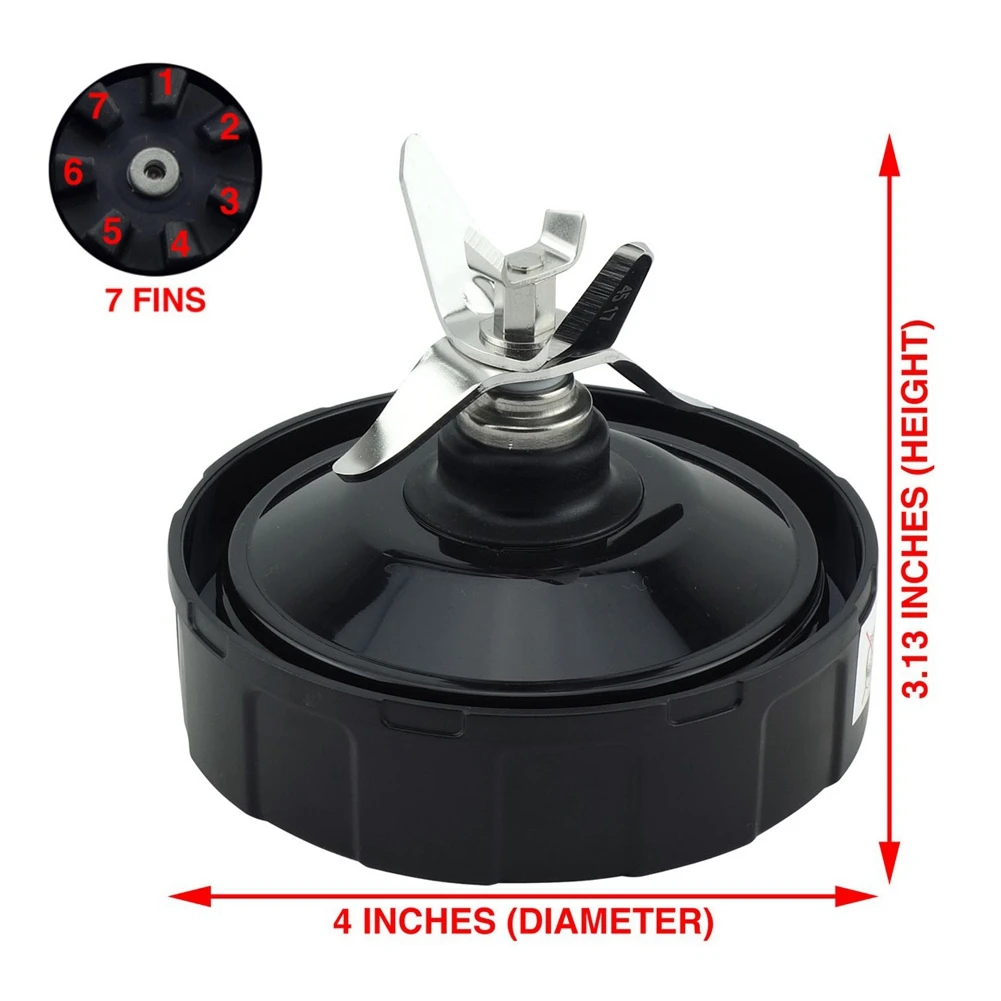 Blender Replacement Parts for Ninja, 2 24Oz Cups with To-Go 