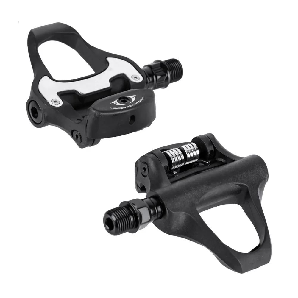 

Bike Bicycle Pedals 102x90x31mm Black Footrest Racing Pedal For LOOK KEO SPD-SL Cleats Attachment High Quality