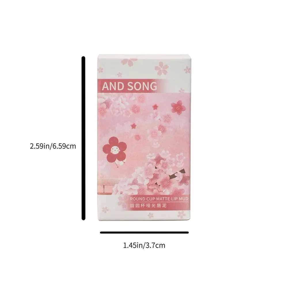 Водостойкая милая грязь для губ с брелком долговечная антипригарная матовая