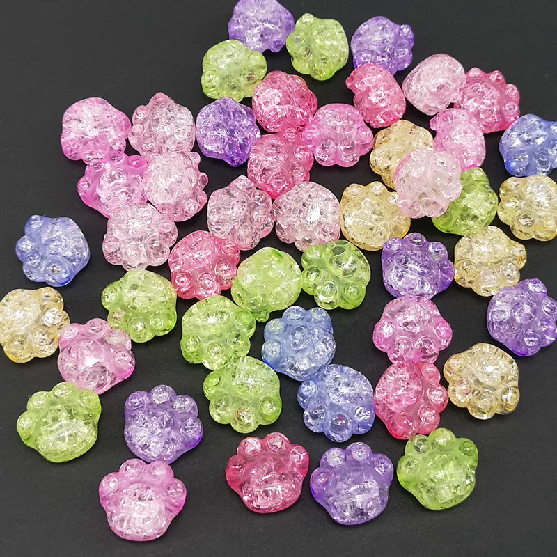 

Trend acrylic transparent magic beaded colorful DIY handmade jewelry necklace accessories material