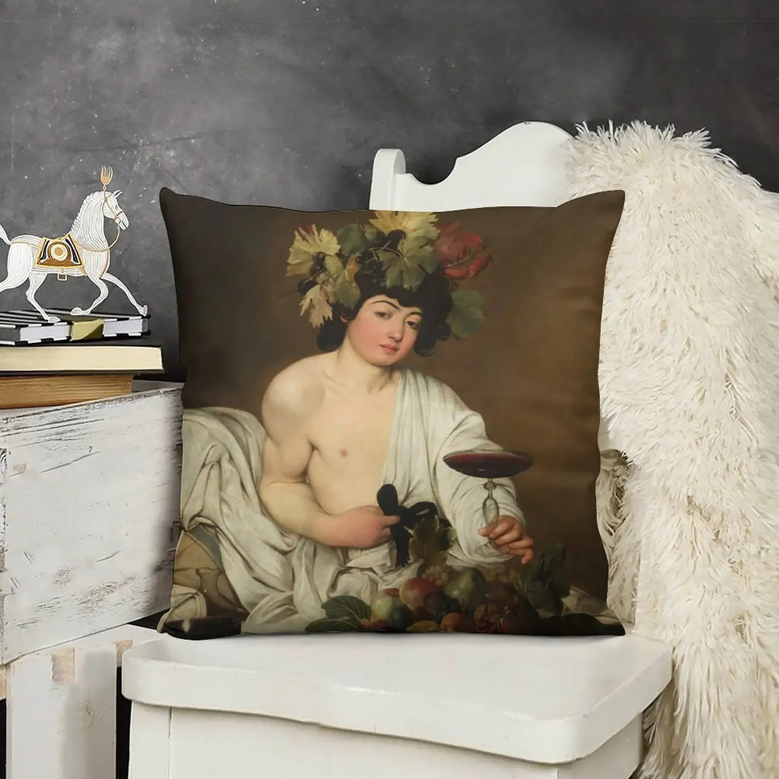 Caravaggio - декоративная подушка Bacchus чехлы для диванных подушек декоративные