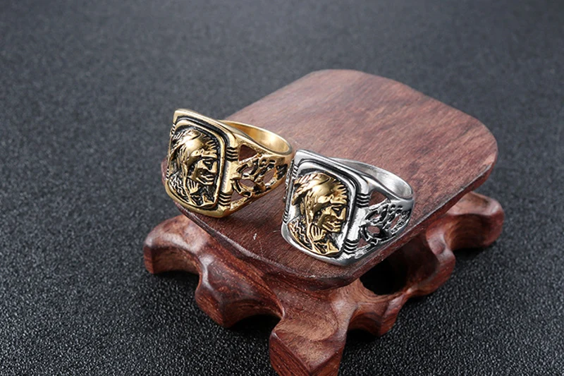 Мужские ювелирные изделия в стиле панк-рок из титановой нержавеющей стали