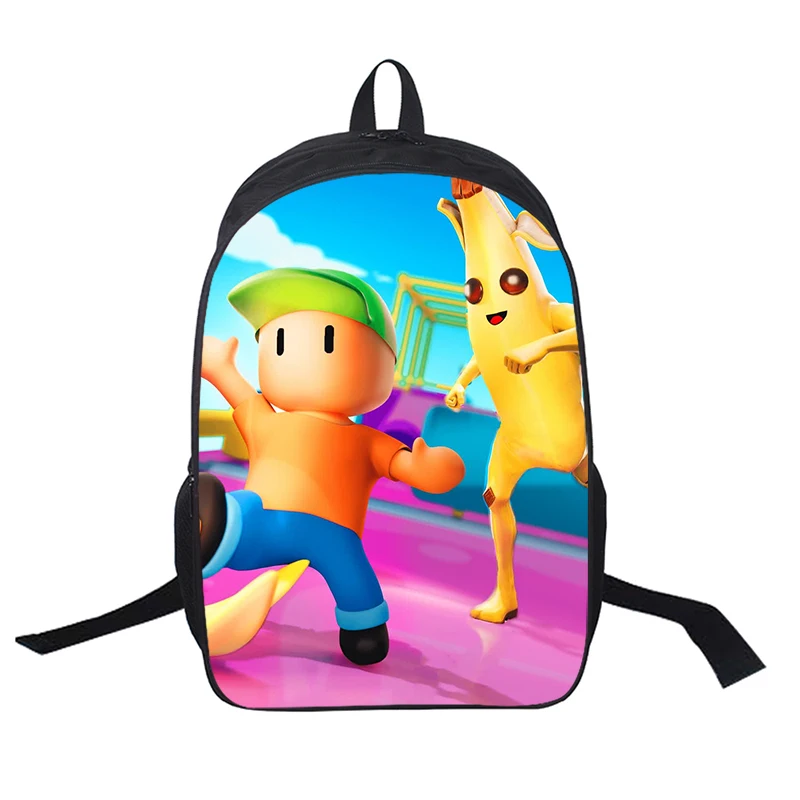 

Stumble Guys Schoolbag for Kids 3D Travel Bagpack Boys Girls Satchels Backpack Bags Men Stumble Guys Cartoons Backpacks Mochila