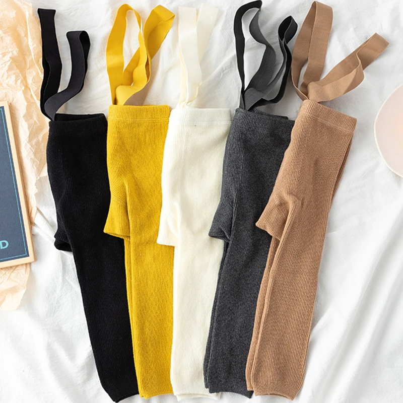 

Детские Однотонные эластичные повседневные милые комбинезоны с высокой талией для маленьких девочек и мальчиков