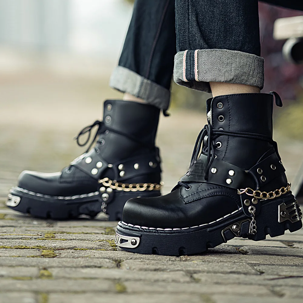 Мотоциклетные ботинки берцы