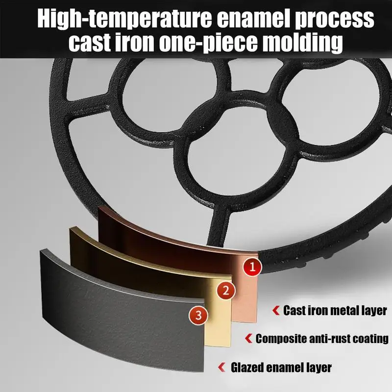 Редуктор кольца для плиты Вок Кронштейн Подставка вока Чугунное опорное кольцо
