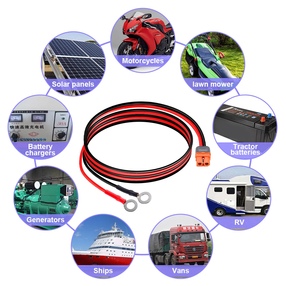 Удлинительный кабель 12AWG XT60i разъем мама к уплотнительному кольцу совместимый с