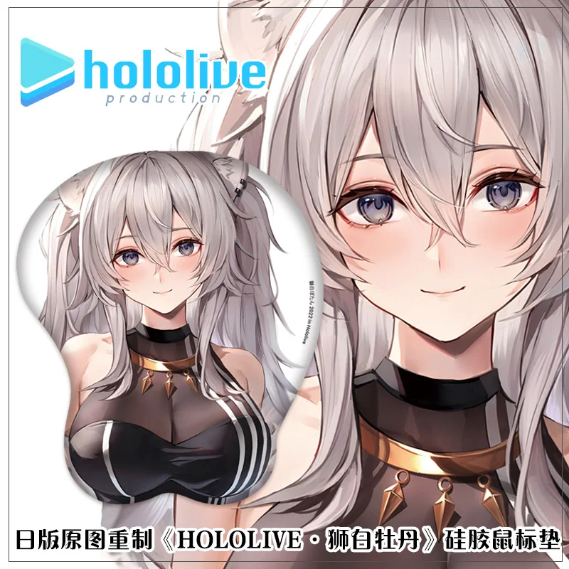 

Аниме Hololive YouTube Shishiro Botan 3D сексуальный мягкий нагрудный силикагелевый коврик для мыши Настольный игровой коврик для мыши Коврик для запястья рождественские подарки