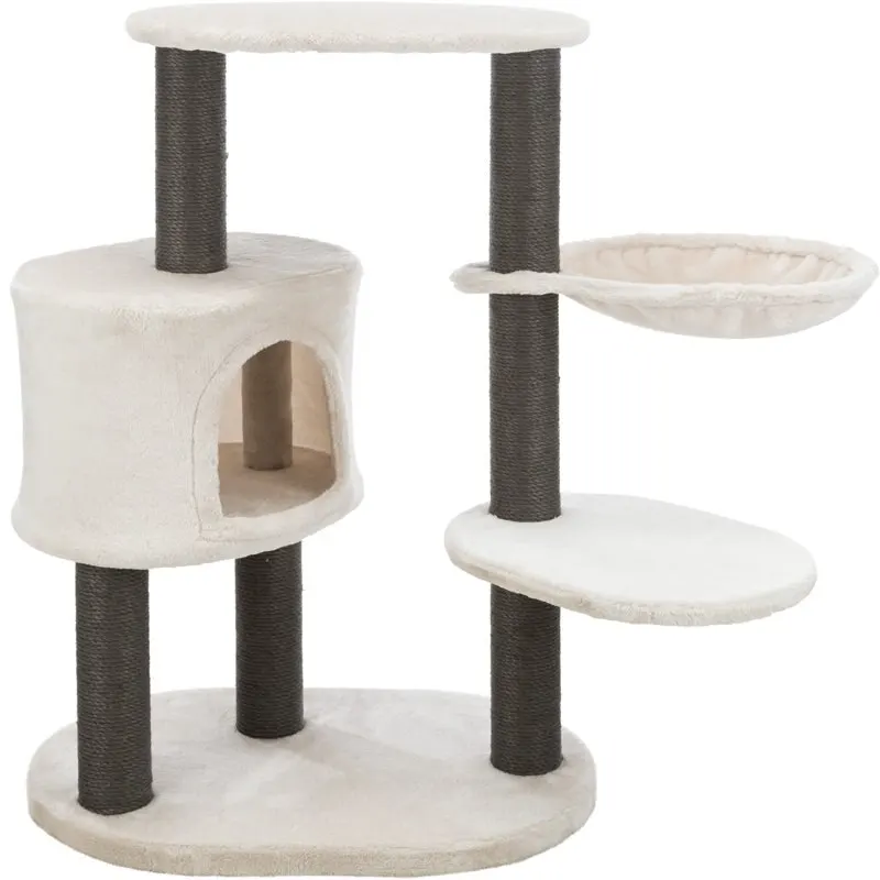 

Hot Sale Factory Supply Moriles Gray Cat Tower with Scratching Posts, Condo, Hammock, Padded Platform