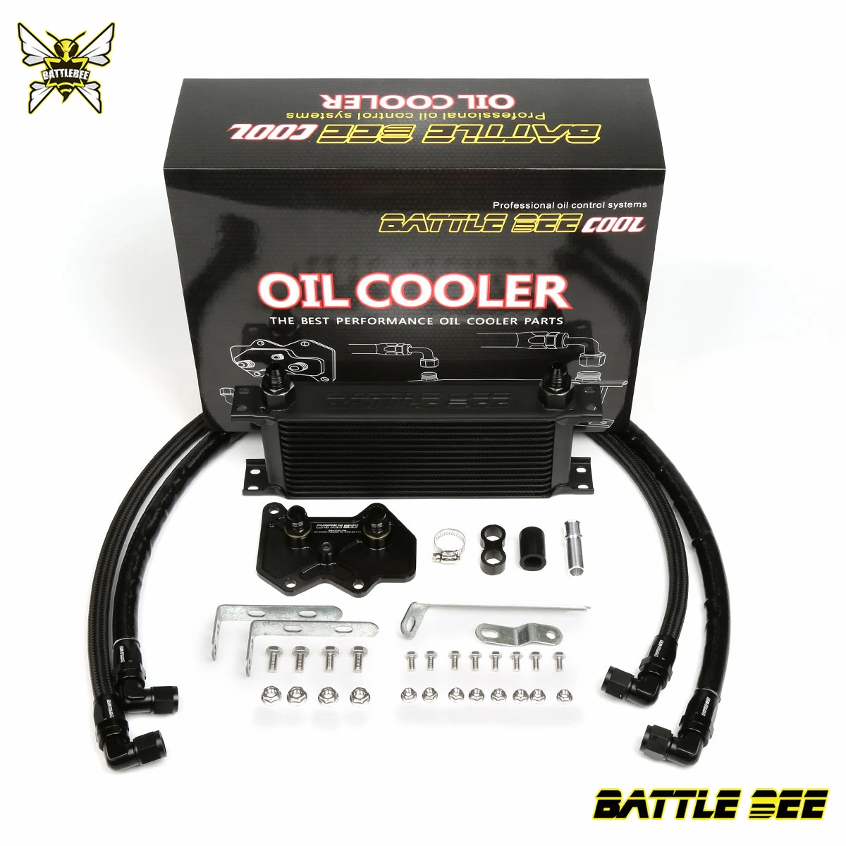 

Battle Bee Engine Oil Cooler Kit For VAG GOLF MK5 MK6 R20 2.0T EA113 Volkswagen Series Engine Oil Filter Adapter