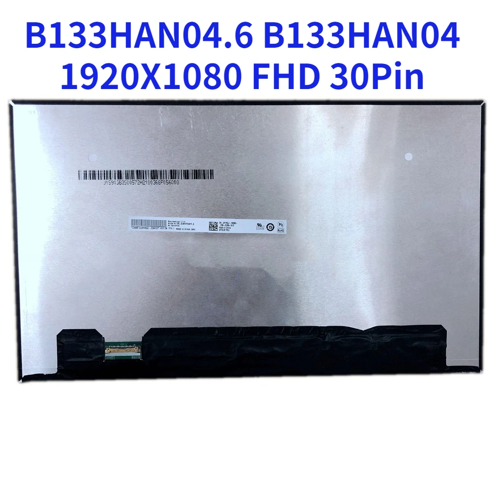 

IPS Matrix for Laptop 13.3" LED Display LCD Screen B133HAN04.6 B133HAN04 1920X1080 FHD 30Pin Matte Display DP/N 0F7VDJ