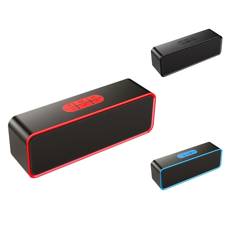 

Bluetooth беспроводной динамик с поддержкой воспроизведения TF-карты, TWS беспроводной AUX вход, портативный сабвуфер с двумя рожками