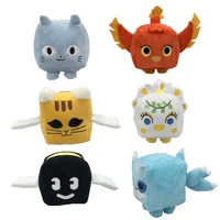 20cm new product square plush cute cat peacock bee phoenix nine tailed fox square doll game peripheral plush toy doll gift
