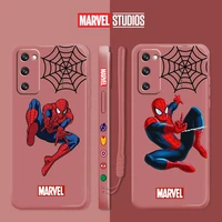 spiderman marvel cool case for samsung galaxy s20 fe s21 s22 ultra 5g s10 plus s9 s8 note 10 lite 20 liquid tpu phone cover