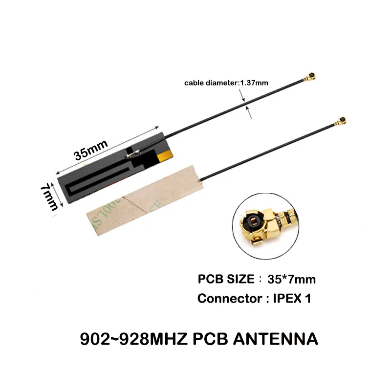 EOTH 10pcs 902mhz 928MHZ antenna 3dbi PCB 915mhz lora antene pbx iot module lorawan signa IPEX 1 MHF 1 receiver antena high gain