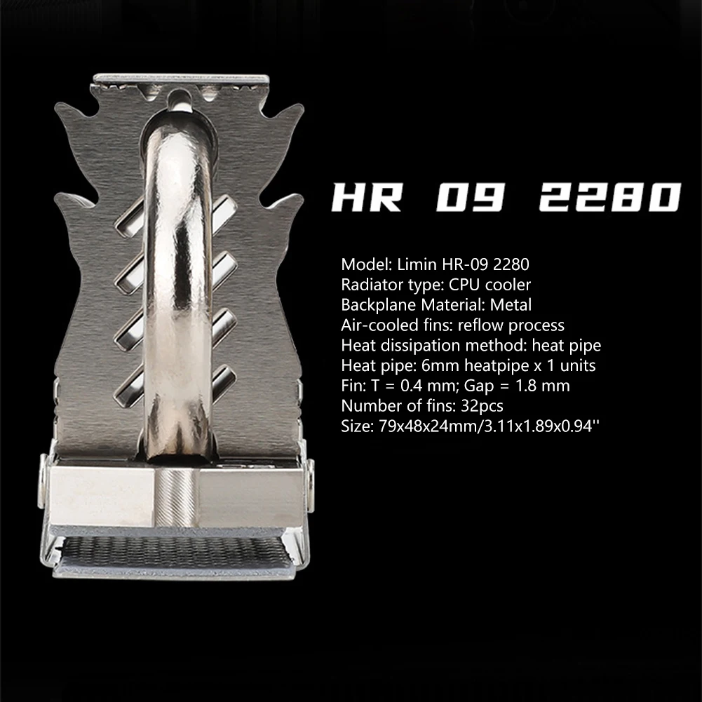 Радиатор для твердотельного накопителя Thermalright HR-09 2280 PRO M.2 радиатор тепловой