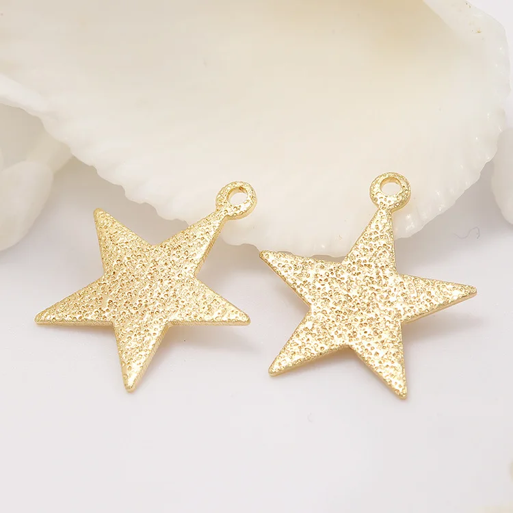 

13*15 мм 14K позолоченные матовые искусственные элементы для самостоятельной сборки Серьги Подвески компоненты