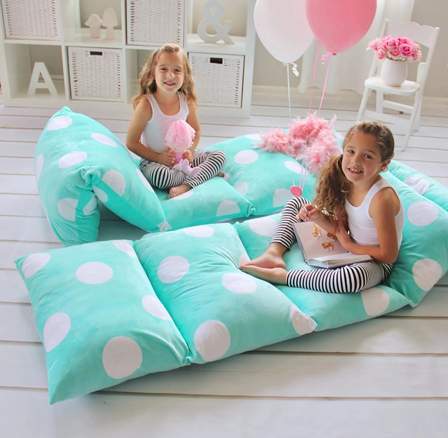 

Floor Pillow Bed Lounger Cover, Cozy & Stylish Seating Solution for Kids & Adults, Recliner Floor Cushion for Ultimate Comfort,