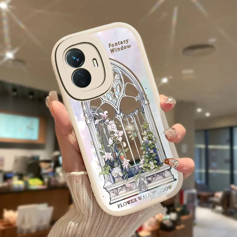 Чехол для телефона Vivo Y85 Y95 Y50 Y36 4G 5G Y53S Y51 2020 Y51A Y31 Y30 Y22 Y22S Y35 Y66 Y77 Y77E Зеркальный чехол