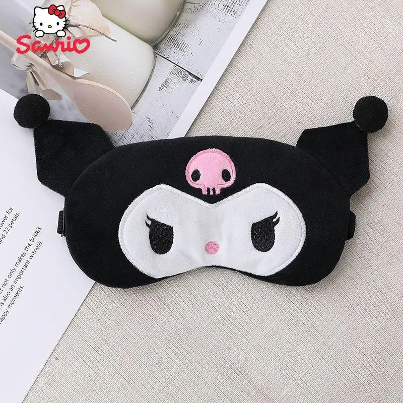 

Sanrio Hello Kitty Kuromi Cinnamoroll Blindfold Shading Plush Apply Ice Detachable Breathable Soft Comfortable Girlfriend Gift