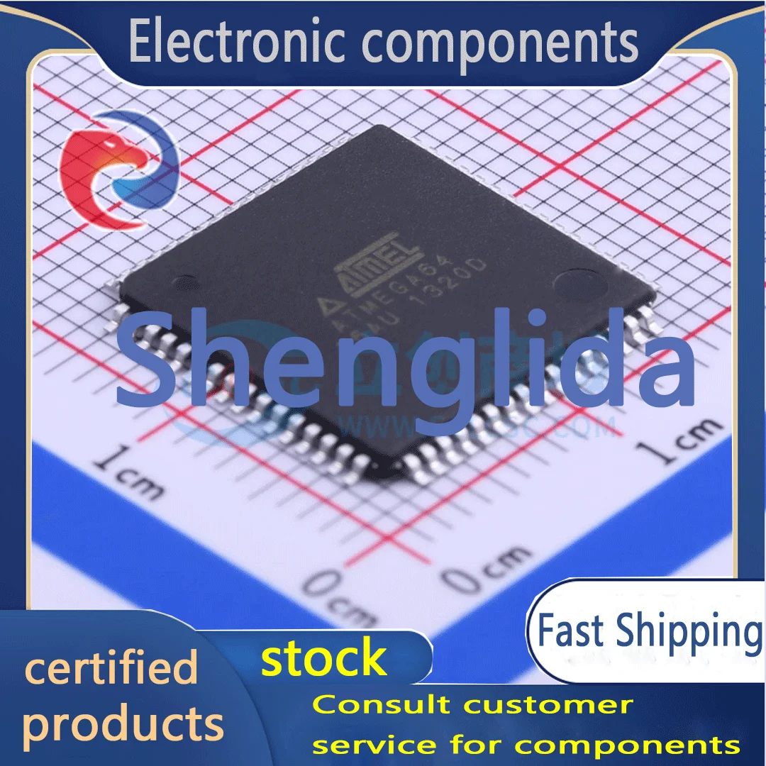 

ATMEGA64-16AU Package TQFP-64 Processor Brand New Off the Shelf 1PCS