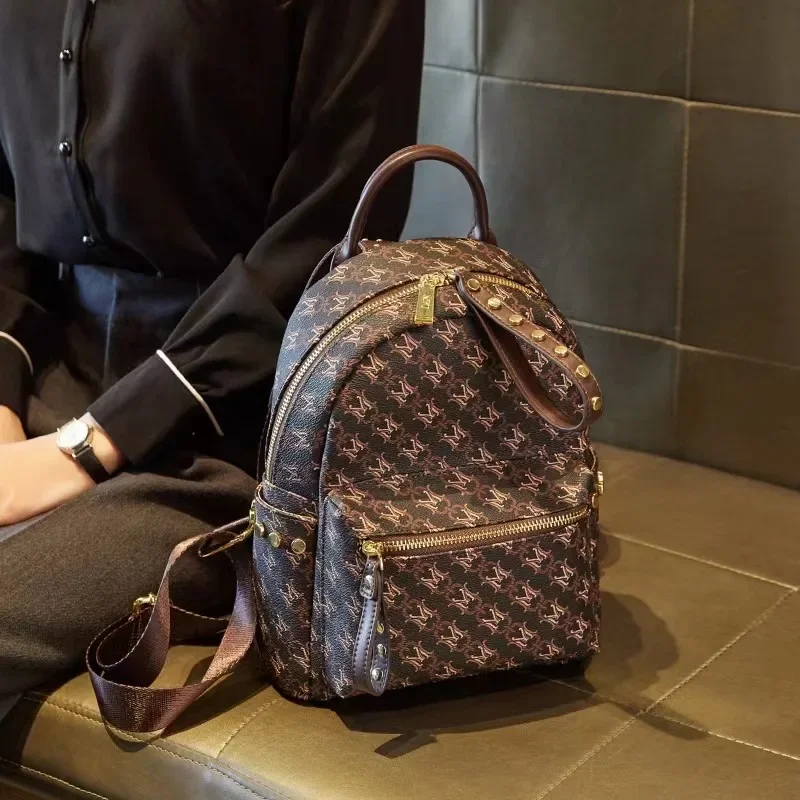 Chikage женский винтажный принт модный вместительный дорожный рюкзак