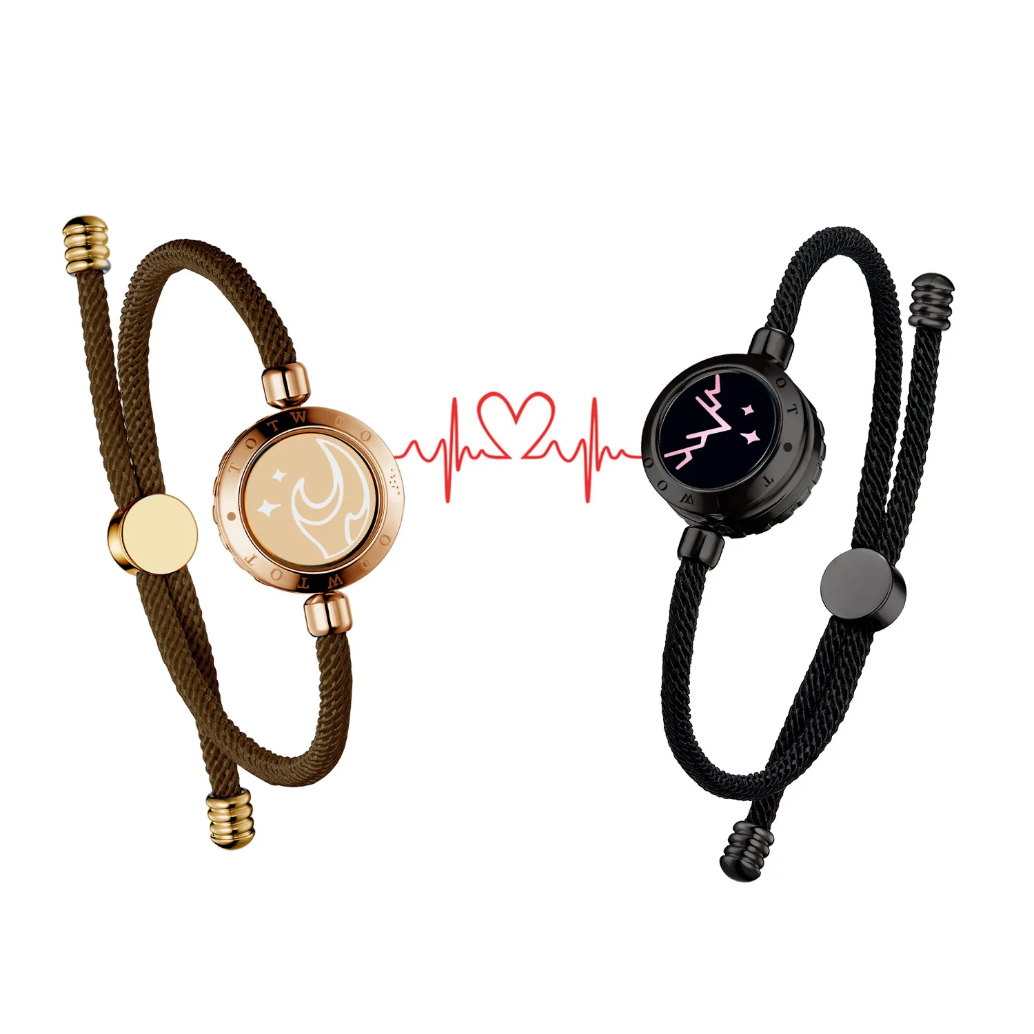 

Totwoo Long-Distance Touch Bracelet relationship Connection Love Smart Bracelet for couples
