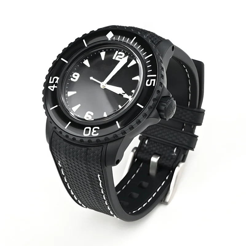 Фото Силиконовый ремешок для часов Swatch X Blancpain, 22 мм, мягкий, водонепроницаемый, спортивный, мужской браслет, аксессуары для часов, ремешок на запястье №4