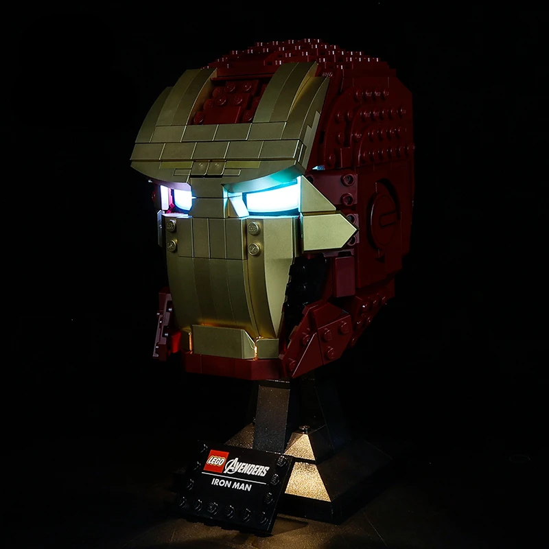 

Led Light Kit for Men Helmet 76165 Building Blocks DIY Toys Sets Only Lighting Kit No Model