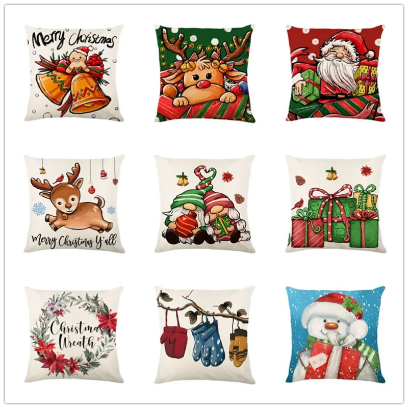 

Наволочка с надписью «Merry Christmas», 45x45 см