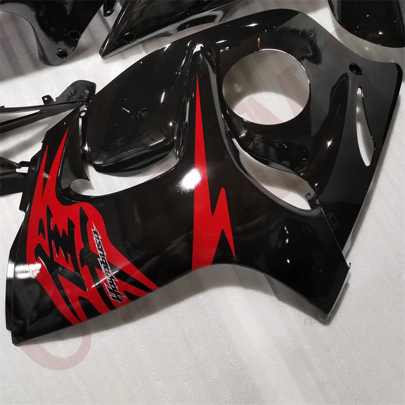 Фото Комплект обтекателя мотоцикла на заказ для Suzuki Gsx1300r 2008-2012 Gsxr1300 2013-2020, черные обтекатели Gsxr 1300 08-20, красный обтекатель корпуса №5