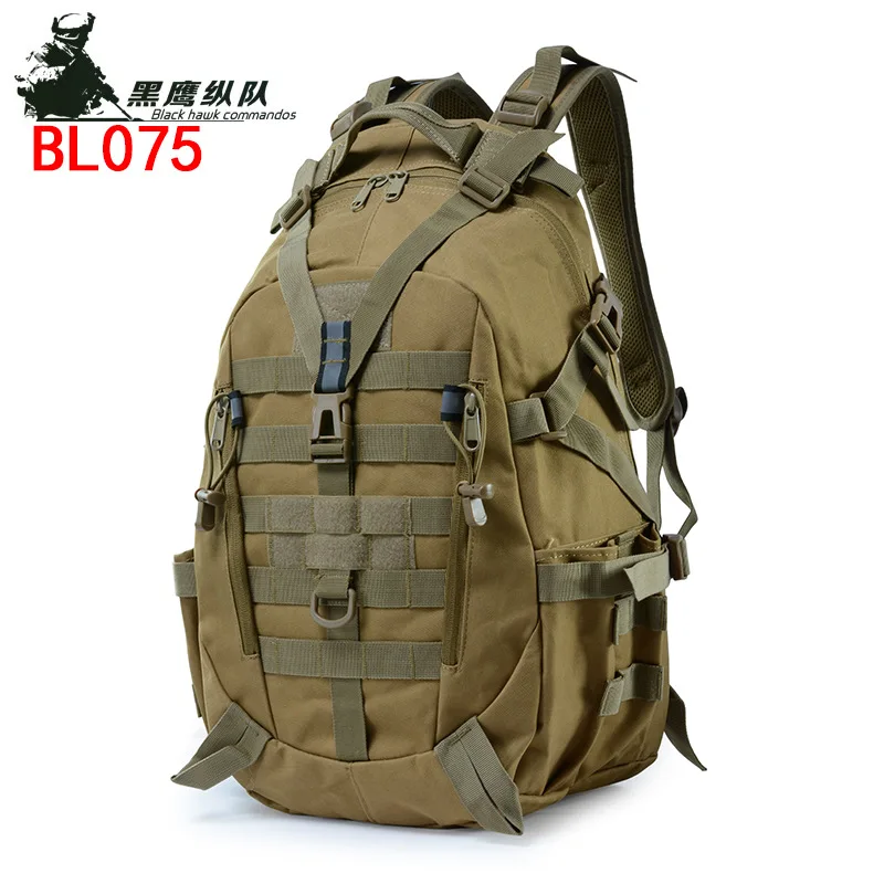 Black Hawk Commandos 25L Outdoor Tactical Bag Hiking Backpack Military Camouflage Waterproof