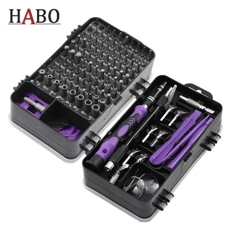 

Screwdriver Set 135 In 1 Bit Precision Magnetic Screw Driver Torx Bits Insulated Multitools Phone Repair Hand Tools Kit Set