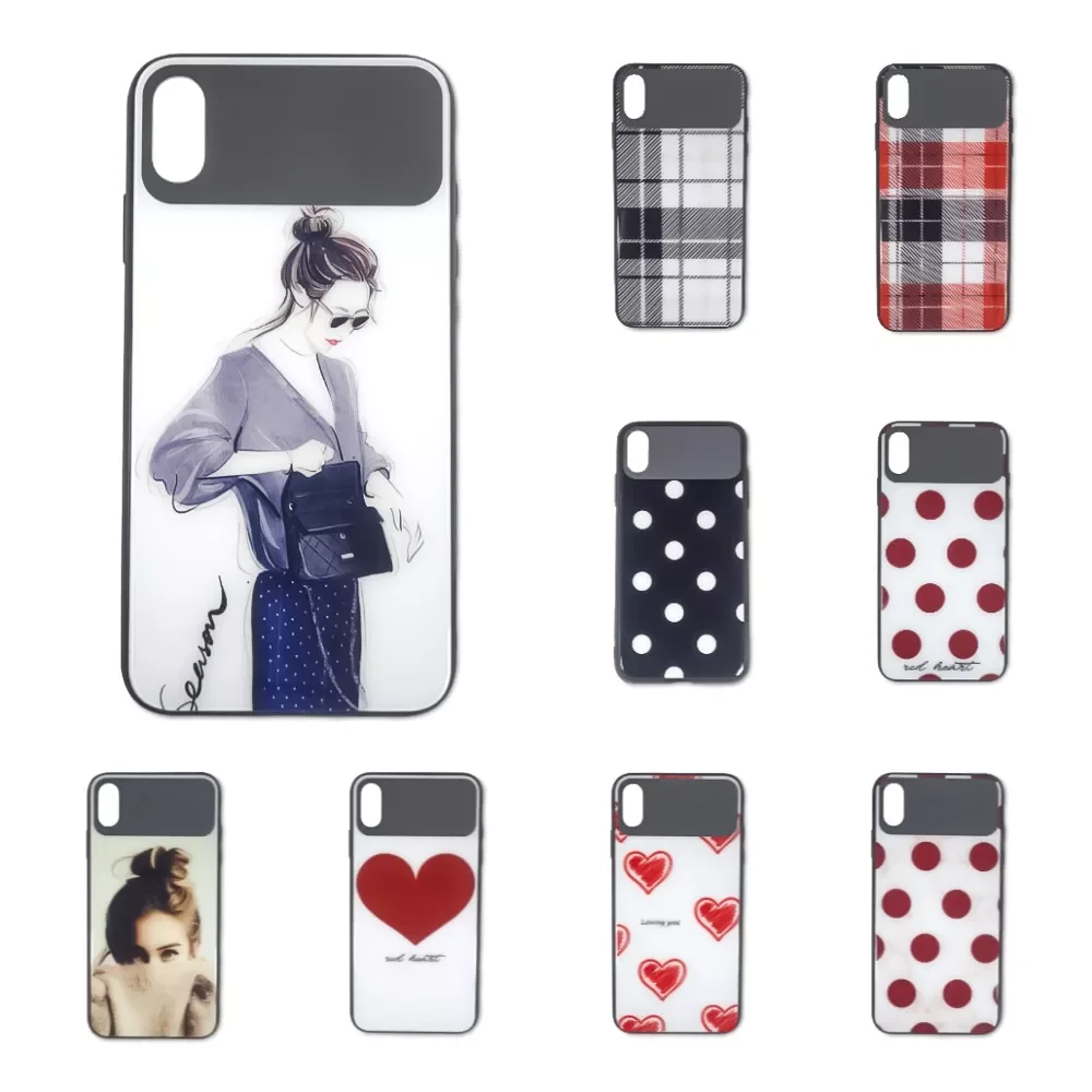 

2023NEW Hard mirror case for , case with hard back and side in soft plastic, case for iPhone XS Max