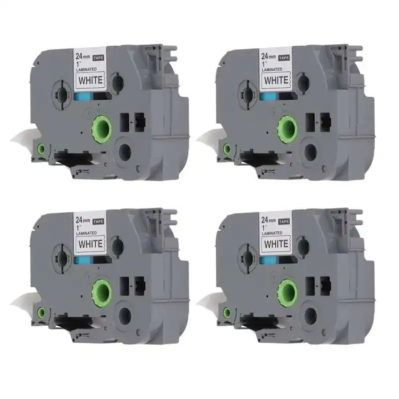 

Label Maker Tape 24mm Wide 8M Long Black On White Even Inking Smart Sensing Replacement Label Maker Refills for TZe 651