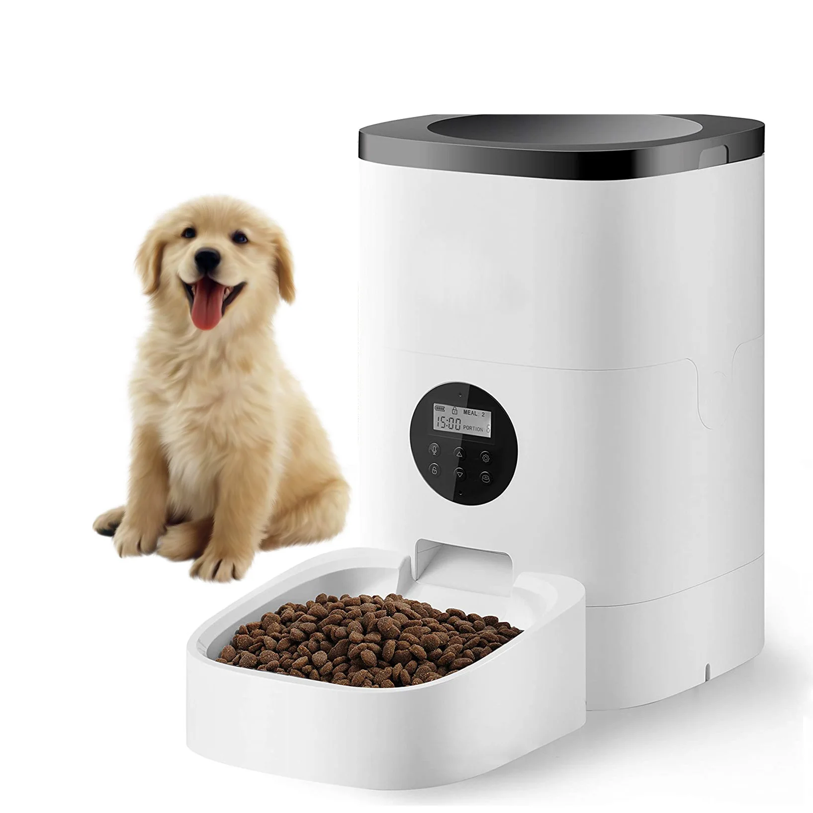 

2022 Amazon Hot Sales WIFI Control Pet Dog Cat Feeder Smart 4L Automatic Feed