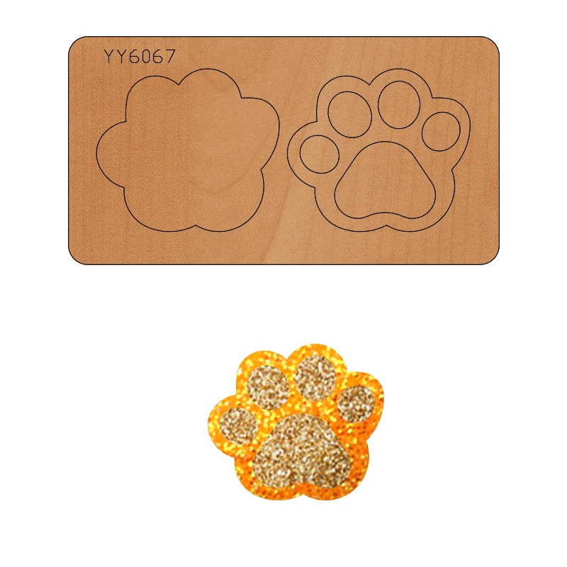 

Earring mold knife model YY6067 is suitable for all cutting machines on the market die cuts
